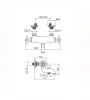 Huber Croisette Badthermostaatkraan Brons CST2701027