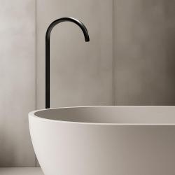 Waterevolution Flow wylewka wannowa stojąca matowa czarna T1673PR