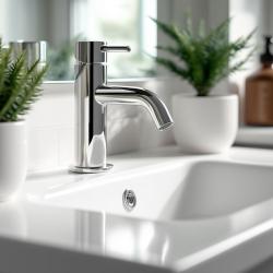 Bateria umywalkowa Waterevolution Flow chrom T1101A01