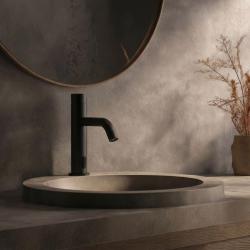 Waterevolution Flow elektroniczna bateria umywalkowa na podczerwień na baterie matowa czarna T110EBPR