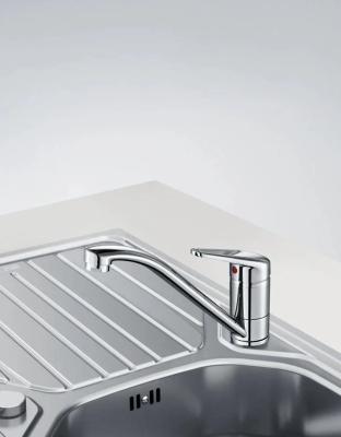 Franke Bateria kuchenna Delta Novara Plus stały wylew chrom 115.0347.142