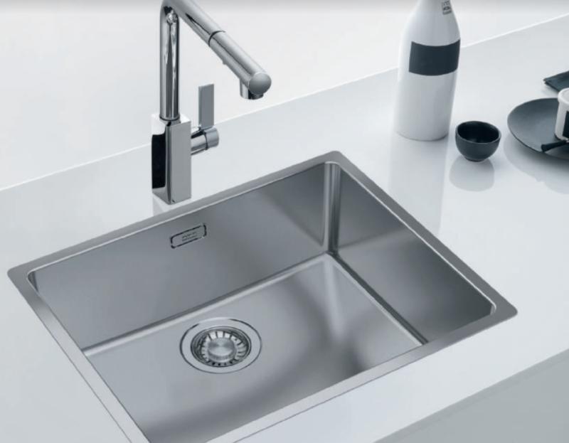 Franke Maris MRX 210.50 zlewozmywak ze stali nierdzewnej 50x40 montaż na równi z blatem 127.0527.750
