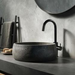 Waterevolution Flow wysoka bateria umywalkowa model matowa czerń T1121FUPR