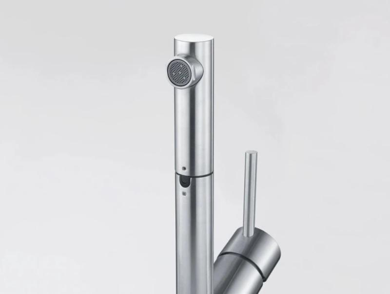 Franke Orbit masywny kran kuchenny ze stali nierdzewnej z wyciąganą wylewką inox 115.0569.461