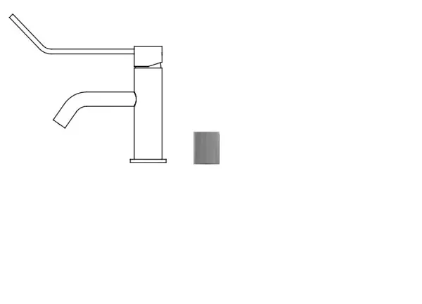 Waterevolution Flow wastafelkraan inclusief klikplug RVS T111IE