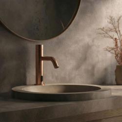 Waterevolution Flow elektroniczny kran do umywalki na podczerwień na baterie Miedź T110ECPE