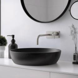 Wodna rewolucja Flow bateria umywalkowa podtynkowa z płytą maskującą, całkowicie ze stali nierdzewnej, z wylewką 15 cm T1161BIE-15