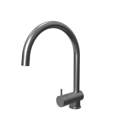 Bateria kuchenna Waterrevolution Flow PVD Gun metal z wyciąganą wylewką T155GME