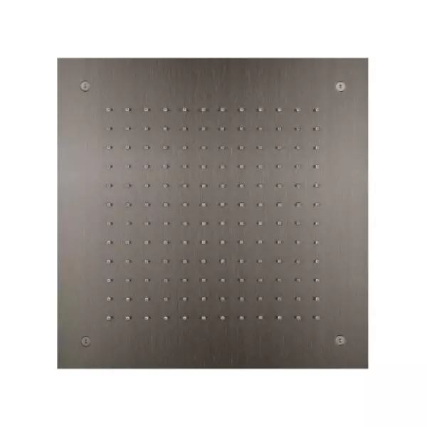 SB Square 316 Deszczownica podtynkowa 38x38cm PVD gun metal 1208955329