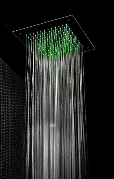 SB Square Chromotherapy Prysznic Deszczowy w zabudowie, w całości ze stali nierdzewnej 1208955462