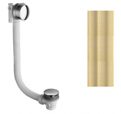 Waterevolution przelew do wanny z funkcją napełniania wanny PVD Light Gold B1ENCHWGE