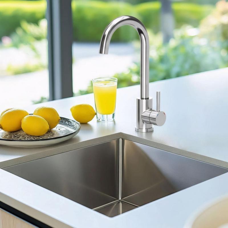 Quadri Coventry bateria kuchenna chromowana z obrotową wylewką 1208956031.