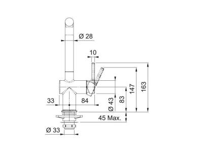 Franke Active L Keukenkraan mat zwart met draaibare uitloop 115.0653.371

Franke Active L Bateria kuchenna matowa czarna z obrotową wylewką 115.0653.371