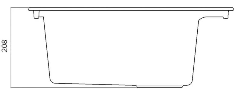 Biała umywalka nablatowa 58x53cm z otworem na kran z korkiem ze stali nierdzewnej 1208956763