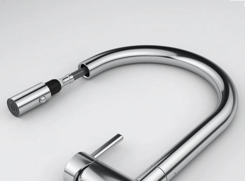 Franke Active J Kran kuchenny chrom z wysuwaną dyszą 115.0653.401