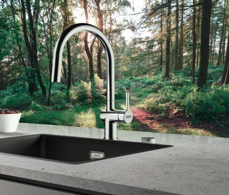 Franke Active J Kran kuchenny chrom z wysuwaną dyszą 115.0653.401