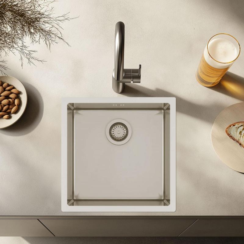 Ausmann Oder roestvrijstalen spoelbak 40x40 cm voor vlakbouw, onderbouw en opbouw, extra diep 22 cm 1208957112

Przetłumaczone na język polski:

Zlew ze stali nierdzewnej Ausmann Oder 40x40 c