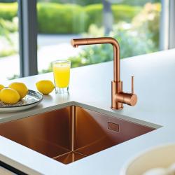 Ausmann Lavea miedziany kran kuchenny PVD copper z obrotową wylewką 1208957132
