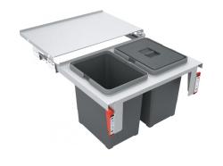 Franke Sorter Garbo 60-2 wbudowany system odpadów 2 x 18 litrów kosz na śmieci 1210284027