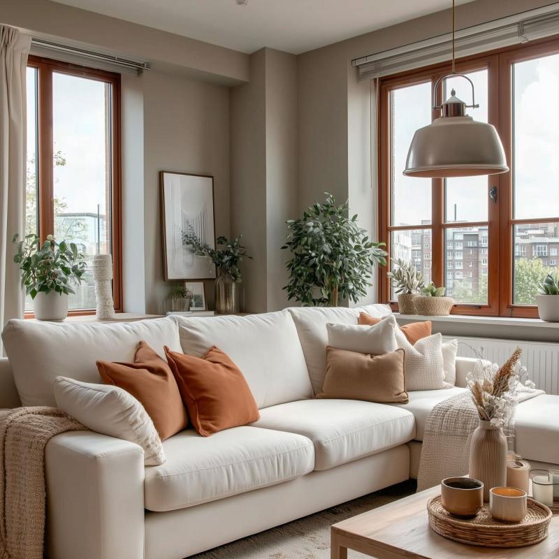 Dekor Zenit metalowa kopułowa beżowa lampa wisząca z metalicznym wykończeniem 4871