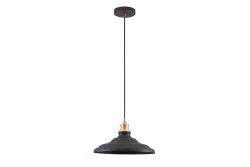 Decor Loret ponadczasowa czarna lampa wisząca, średnica 34,8 cm, model 9721