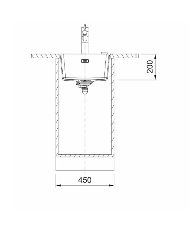 Franke Maris MRG 110-37 Fragranite czarna edycja matowy zlew podblatowy