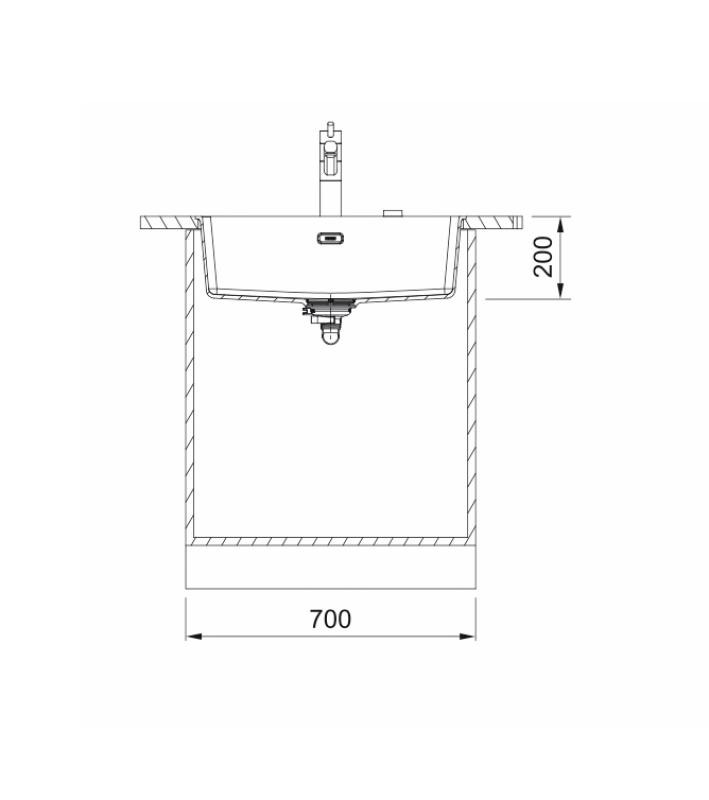 Franke Maris MRG 210-62 Fragranite polar white zlew podpłytkowy