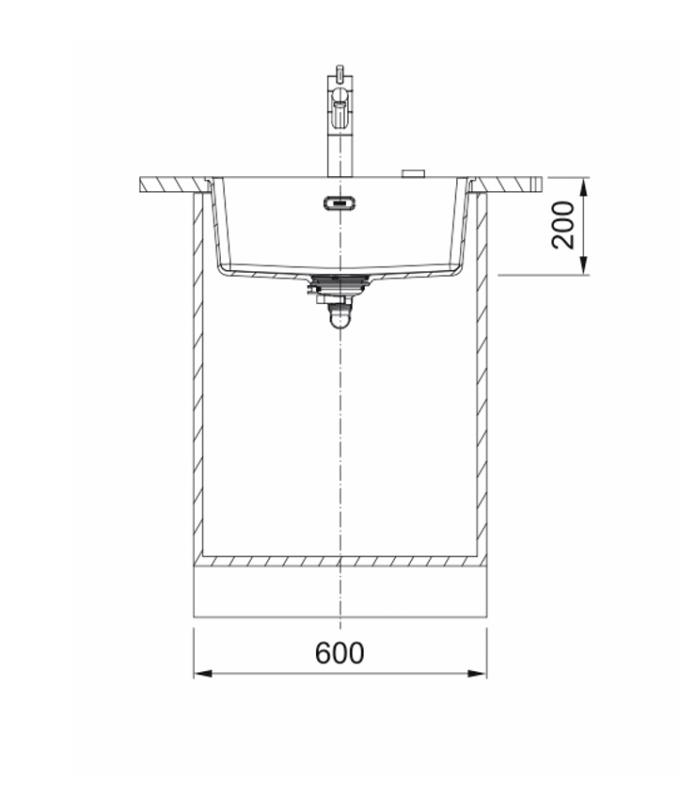 Franke Maris MRG 110-52 Fragranite polar white zlewozmywak podwieszany