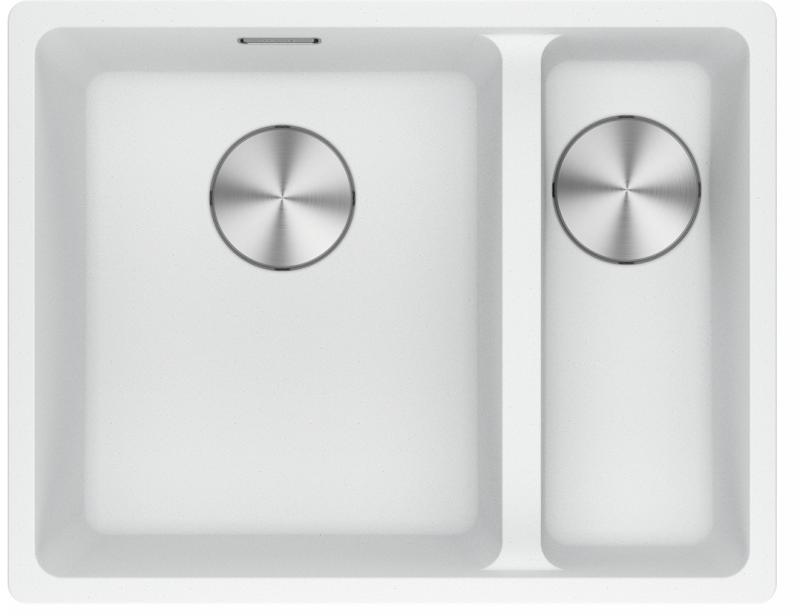 Franke Maris MRG 260-34-15 Fragranite Polar White zlew Lewy blat montaż płaski