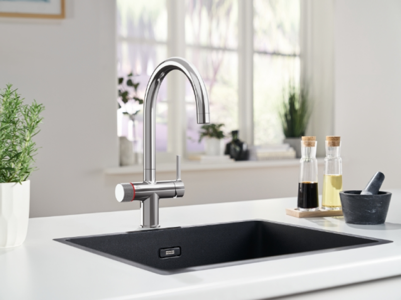 Franke Maris waterhub 4L bojler 3-w-1 z Twist mechanicznym kranem do wrzącej wody chromowanym z zestawem mieszającym waterhub 1208957940