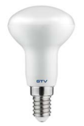 Decor Lumiere grzybowa lampa LED E14 zimna biel 4000K Przezroczysta 50mm