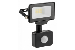 Reflektor LED G-TECH z czujnikiem ruchu, 10W, 1000lm, AC220-240V, 50/60 Hz, PF>0,9, RA>80, IP65, 120°, 6000K, czarny 1208959173