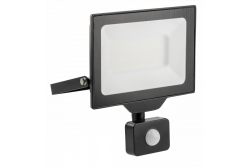 Reflektor LED G-TECH z czujnikiem ruchu, 50W, 5000lm, AC220-240V, 50/60 Hz, PF>0,9, RA>80, IP65, 120°, 6000K, czarny 1208959179