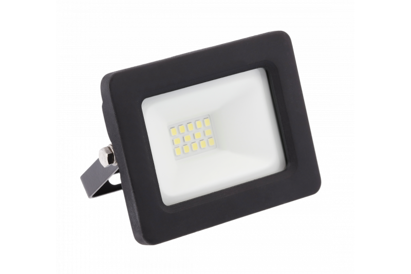 G-TECH LED reflektor 10W, 800lm AC220-240V, 50/60 Hz, PF>0,9, RA>80, IP65, 120°, 6400K, czarny 1208959184