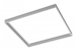 G-TECH Ramka do montażu powierzchniowego paneli LED 45x45cm, bez śrub, biały 1208959231
