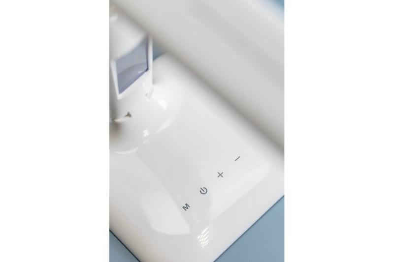 DecoLampa stołowa GALACTIC LED 5W 240lm AC220-240V 50/60Hz zmienne kolory (3000K 4000K 6000K) kalendarz alarm termometr biała obudowa. 1208962484