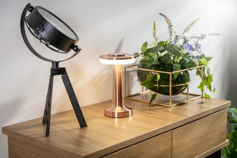 Decor Monum lampa biurkowa 3W 200lm DC 5V 1A 3000 K 3 sztuki Ściemnianie bateria 1800 mAh miedź. 1208962506