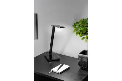 Dekoracyjna Lampka Biurkowa Tritton 6W 340lm AC220-240V 4-CCT Bezprzewodowe Ładowanie USB PF>0.5 RA>80 czarna 1208962518