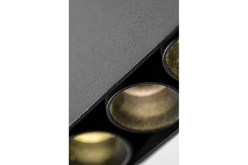 Dekoracyjna oprawa LED ARTEMIDA 15W 1420lm AC220-240V 50/60 Hz PF>0,9 Ra≥80 IP20 IK08 4000K 38° prostokątna czarna. 1208962640