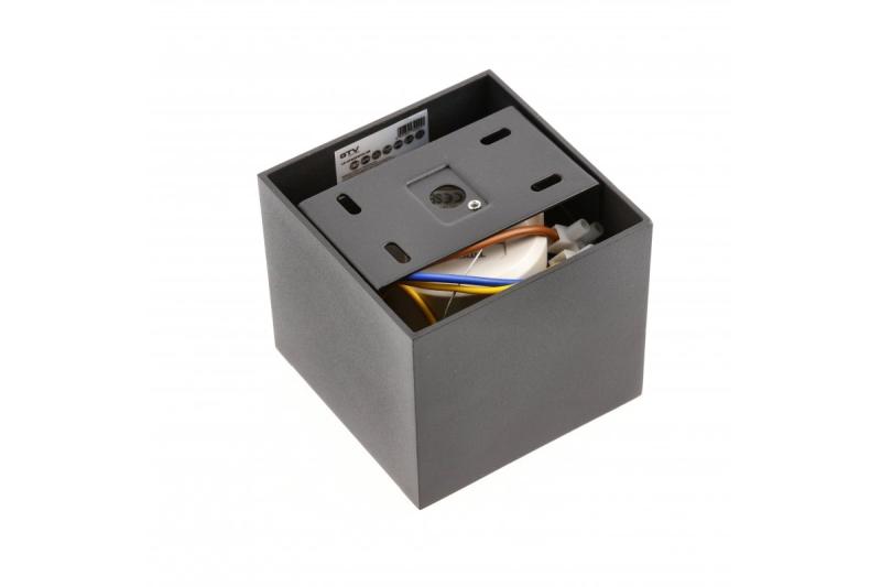 Dekoracyjna oprawa LED ARTEMIDA 20W 1920lm AC220-240V 50/60 Hz PF>0,9 Ra≥80 IP20 IK08 4000K 38° kwadratowa czarna. 1208962642