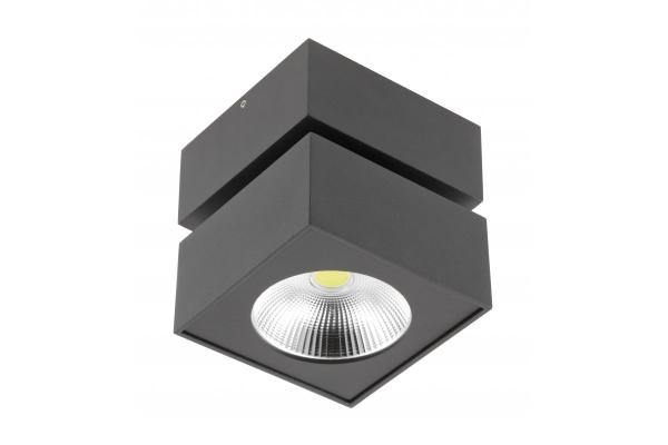 Oświetlenie dekoracyjne LED BIANCO 15W 1500lm AC220-240V 50/60 Hz PF> 0.5 Ra≥80 IP20 IK06.36° 4000K kwadratowe czarne. 1208962666