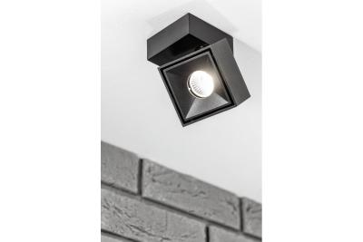 Dekoracyjna oprawa LED BIANCO 8W 680lm AC220-240V 50/60 Hz PF>0 9 Ra≥80 IP20 IK06 36° 4000K kwadratowa czarna. 1208962670