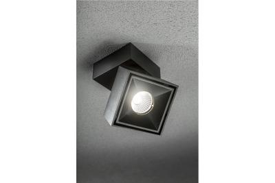 Dekoracyjna oprawa LED BIANCO 8W 680lm AC220-240V 50/60 Hz PF>0 9 Ra≥80 IP20 IK06 36° 4000K kwadratowa czarna. 1208962670