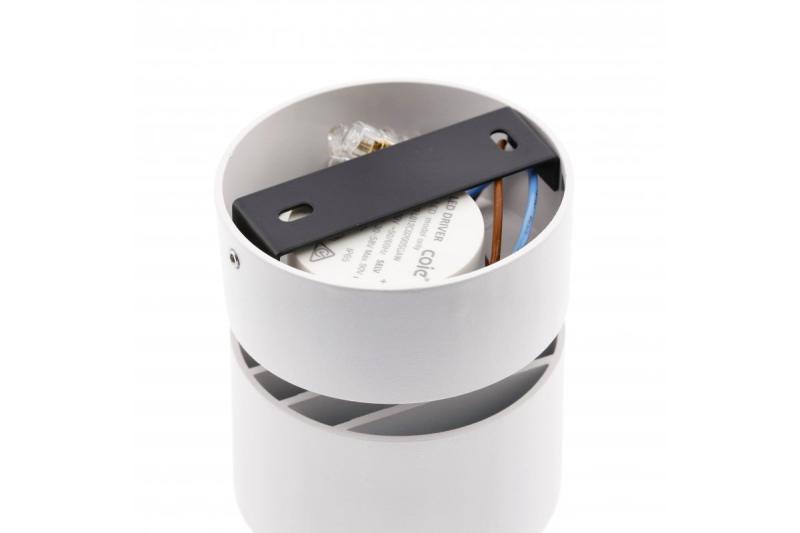 Dekoracyjna oprawa LED BIANCO 8W 680lm AC220-240V 50/60 Hz PF>0,9 Ra≥80 IP20 IK06 36° 4000K okrągła biała. 1208962671