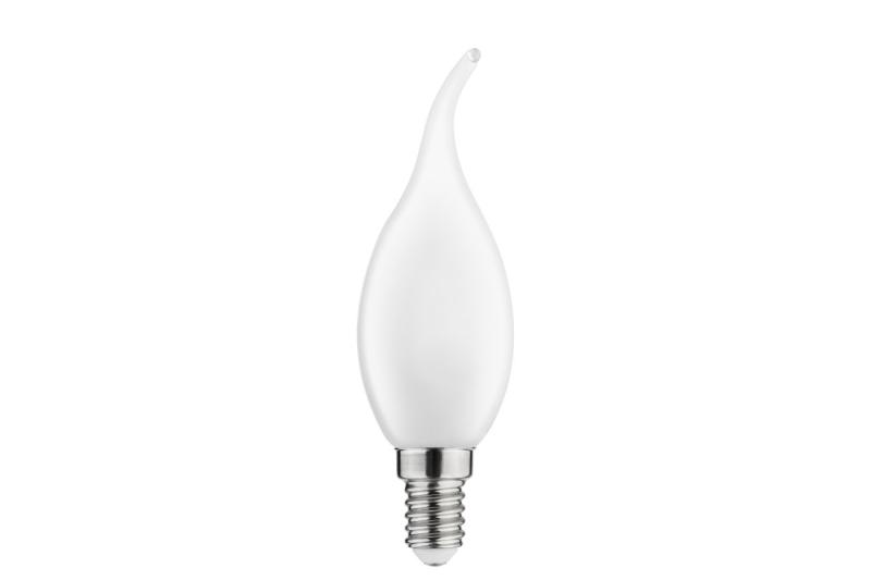 Światło LED, PÓŁPRZEZROCZYSTY ŻARÓWKA, C35L, 4000K, E14, 4W, 420lm, AC220-240V/50-60Hz, RA>80, 360° 1208962692