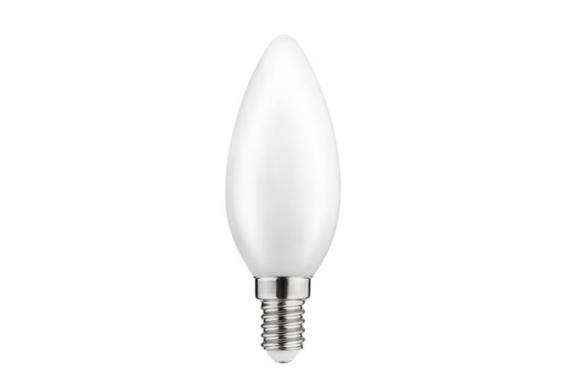 ŹRÓDŁO ŚWIATŁA LED, FILAMENT MLECZNY, A-G, C35, 3000K, E14, 4,0W, AC220-240V, 360°, 420lm, 44mA 1208962693