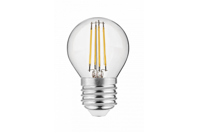 Źródło światła LED FILAMENT, 3000 K, G45, E27, 4 W, AC 220–240 V/50–60 Hz, RA > 80, 360°, 400 lm, PF > 0,5, 35 mA 1208962776