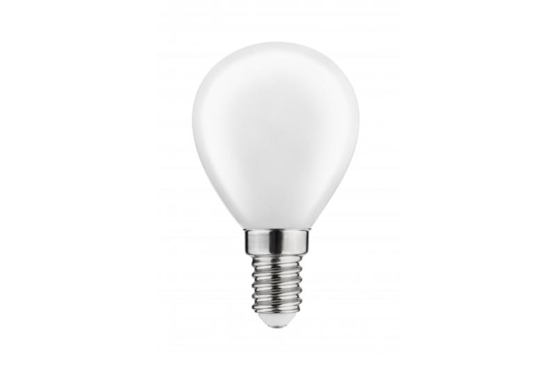 Światło LED, PÓŁPRZEZROCZYSTY FILAMENT, G45, 4000K, E14, 4W, 420lm, AC220-240V/50-60Hz, RA>80, 360° 1208962779