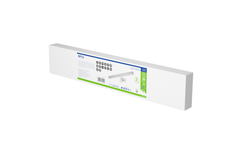 Ozdobna lampa LED Catania 600mm 12W AC220-240V 50/60Hz 4000K IP44 RA >80 960lm Chrom. 1208962886