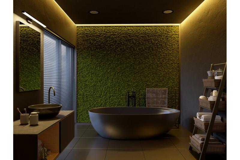 Ozdobny oprawka LED Catania 600mm 12W AC220-240V 50/60Hz 4000K IP44 RA >80 960lm Czarny 1208962887